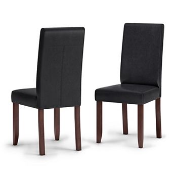 Simpli Home Acadian Parson Dining Chair 2 pc Set