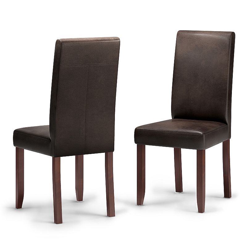 33426988 Simpli Home Acadian Parson Dining Chair 2-piece Se sku 33426988