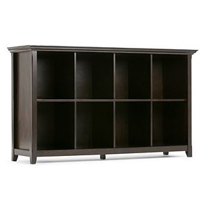 Simpli Home Amherst 8-Cube Storage Sofa Table