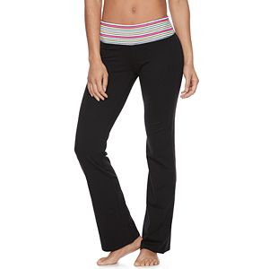 Juniors' SO® Lounge Contour Bootcut Yoga Pants