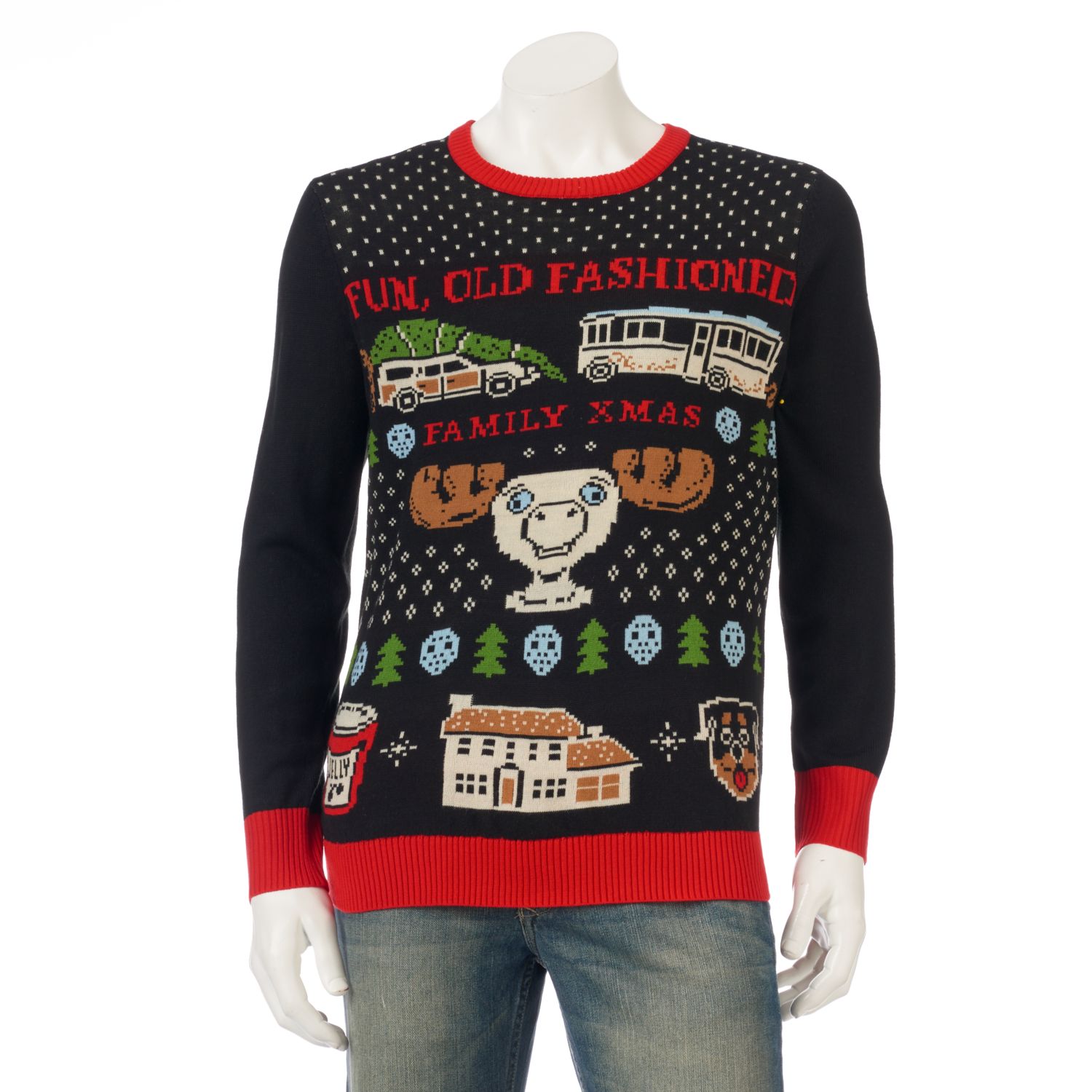 christmas vacation ugly sweater mens