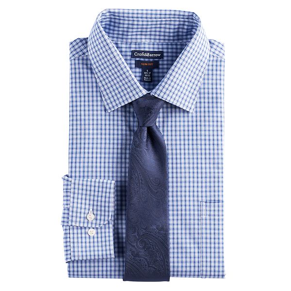 croft and barrow dress shirt and tie