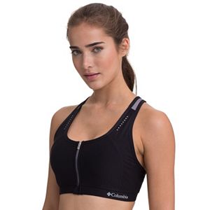 Columbia Bras: Omni-Wick Zip Racerback Sports Bra RH1C010