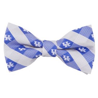 Adult NCAA Check Woven Bow Tie