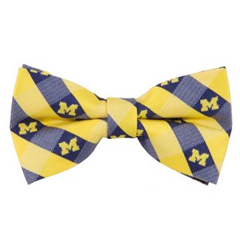 Adult NCAA Check Woven Bow Tie