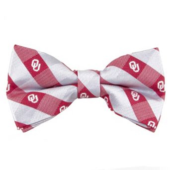 Adult NCAA Check Woven Bow Tie