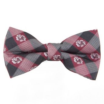 Adult NCAA Check Woven Bow Tie