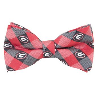 Adult NCAA Check Woven Bow Tie