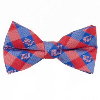Adult NCAA Check Woven Bow Tie