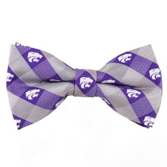 Adult NCAA Check Woven Bow Tie
