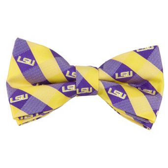 Adult NCAA Check Woven Bow Tie
