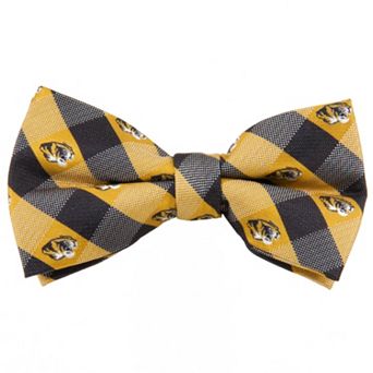 Adult NCAA Check Woven Bow Tie
