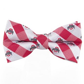 Adult NCAA Check Woven Bow Tie