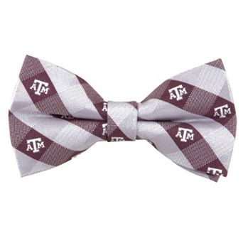 Adult NCAA Check Woven Bow Tie
