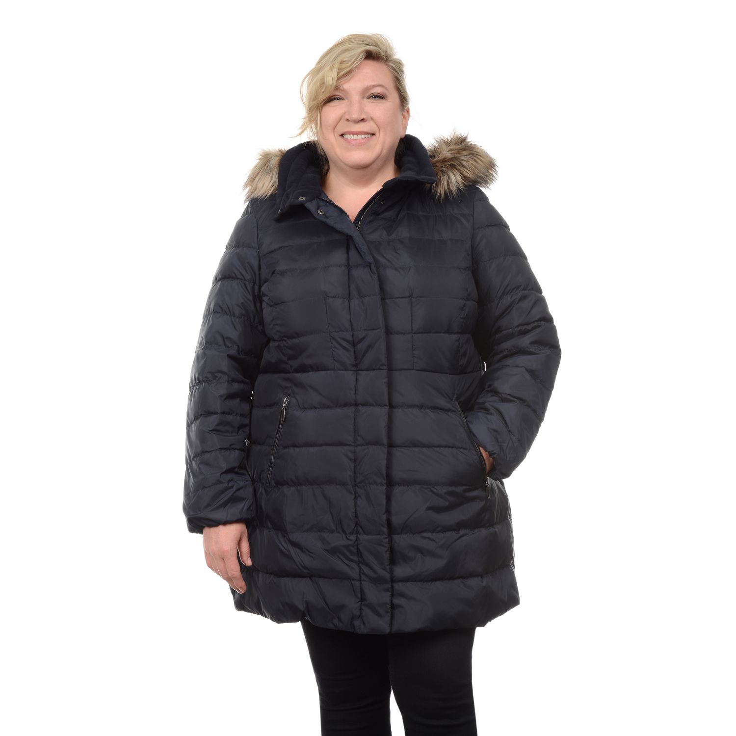 kohls winter coats plus size