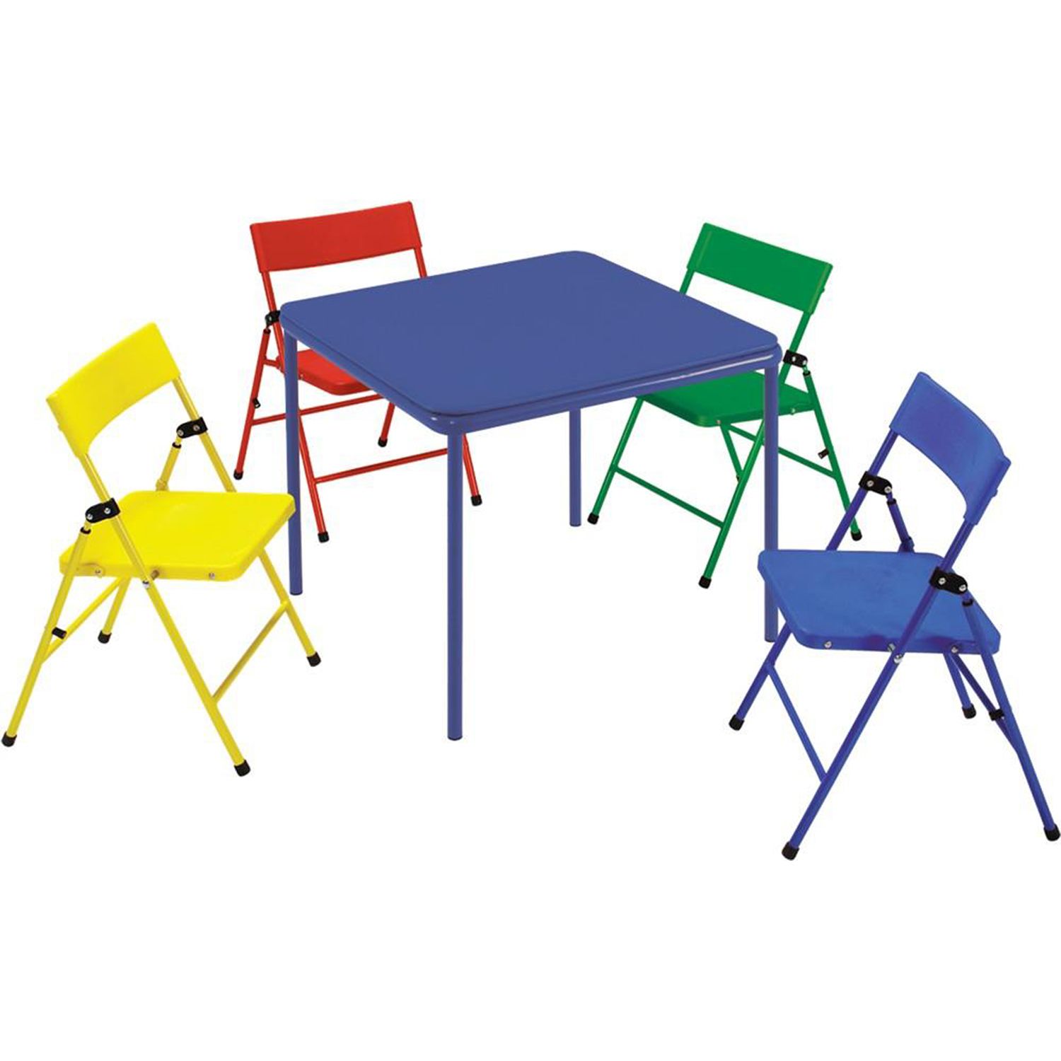 cosco kid's 5 piece folding chair and table set