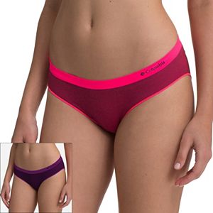 Columbia 2-pk Omni-Wick Seamless Stripe Bikini Panty RW1C402