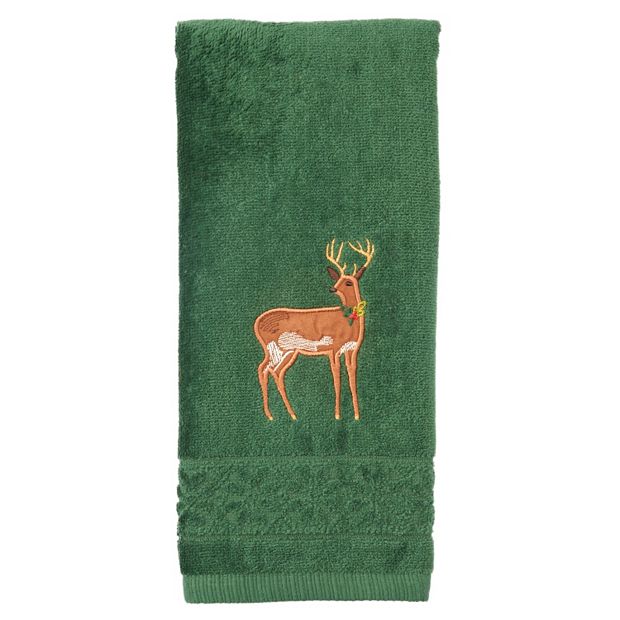 Winter Reindeer Green Organic Cotton Dish Towels, Set of 2 + Reviews