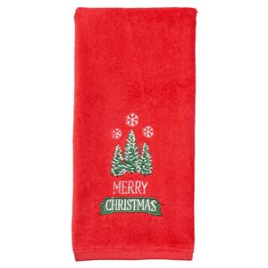 St. Nicholas Square® Merry Christmas Trees Hand Towel