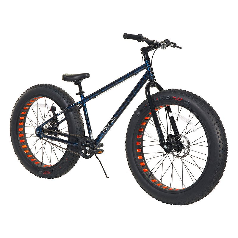 Mens Dynacraft 26-Inch Wheel Krusher Fat Tire Mountain Bike, Blue, 26