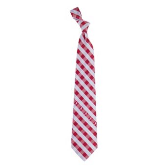 Adult NCAA Check Woven Tie
