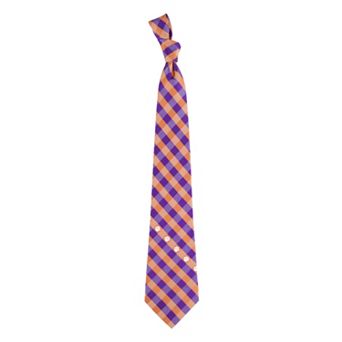 Adult NCAA Check Woven Tie