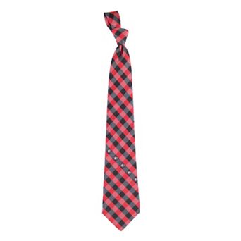 Adult NCAA Check Woven Tie