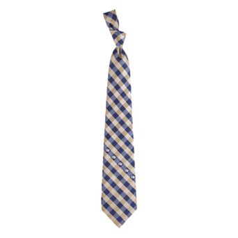 Adult NCAA Check Woven Tie