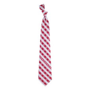 Adult NCAA Check Woven Tie