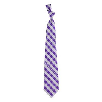 Adult NCAA Check Woven Tie