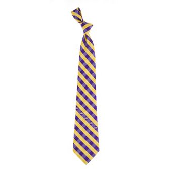 Adult NCAA Check Woven Tie