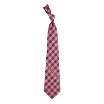 Adult NCAA Check Woven Tie