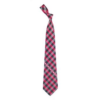 Adult NCAA Check Woven Tie