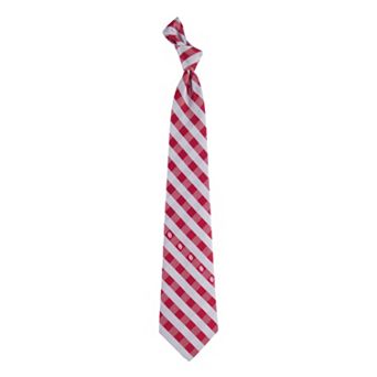 Adult NCAA Check Woven Tie