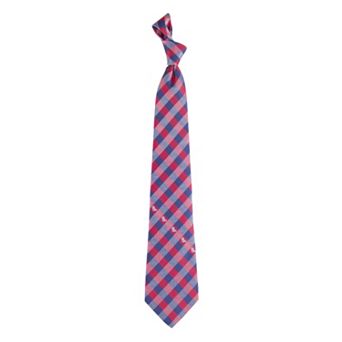 Adult NCAA Check Woven Tie