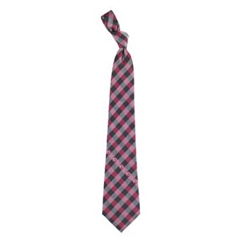 Adult NCAA Check Woven Tie