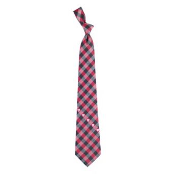 Adult NCAA Check Woven Tie