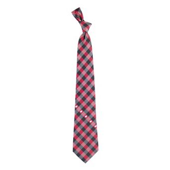 Adult NCAA Check Woven Tie
