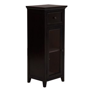 Pulaski Glass Door Bathroom Storage Cabinet