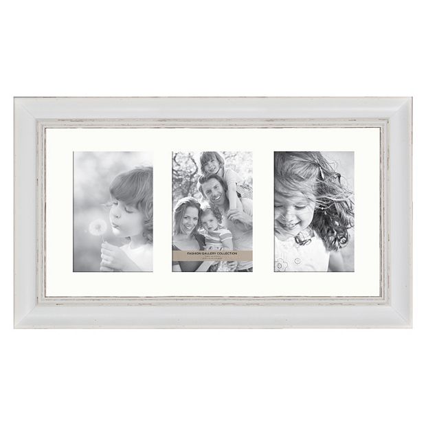 3 Opening White 4 x 6 Collage Frame, Expressions™ by Studio Décor®