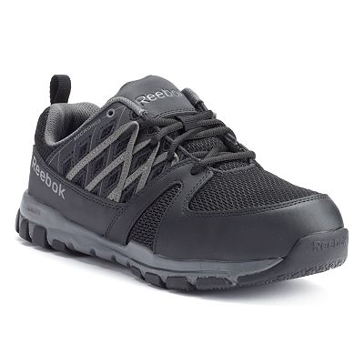 Reebok Work Men's RB4016 Sublite Work Athletic Steel Toe Oxford - Black, Size: 6.5
