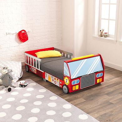 KidKraft Fire Truck Toddler Bed