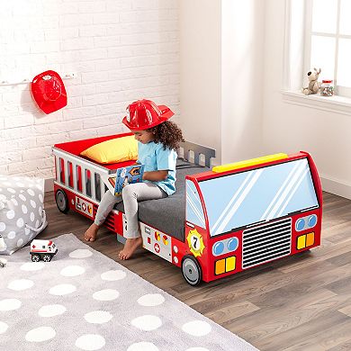 KidKraft Fire Truck Toddler Bed