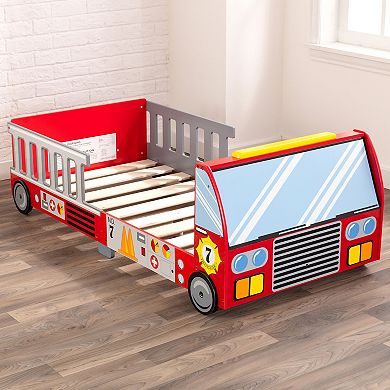 KidKraft Fire Truck Toddler Bed