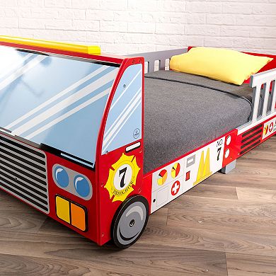 KidKraft Fire Truck Toddler Bed