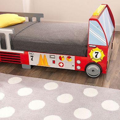 KidKraft Fire Truck Toddler Bed