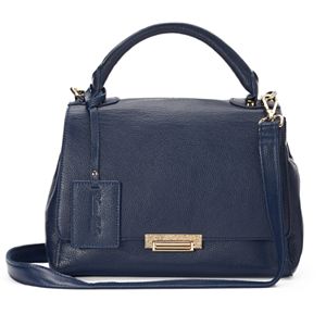 Donna Bella Jasmine Convertible Leather Satchel