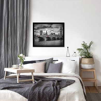 Americanflat London Houses Of Parliament Framed Wall Art