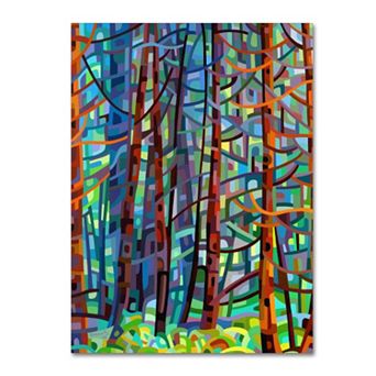 Trademark Fine Art Mandy Budan "In A Pine Forest" Canvas Wall Art