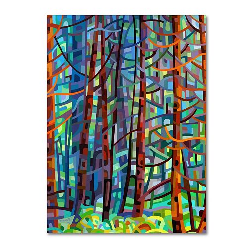 Trademark Fine Art Mandy Budan “In A Pine Forest” Canvas Wall Art